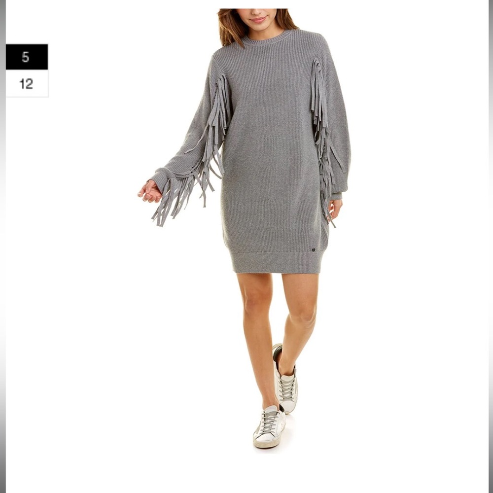 NWT Ted Baker Grey FRIIDAH COCOON Sweater dress